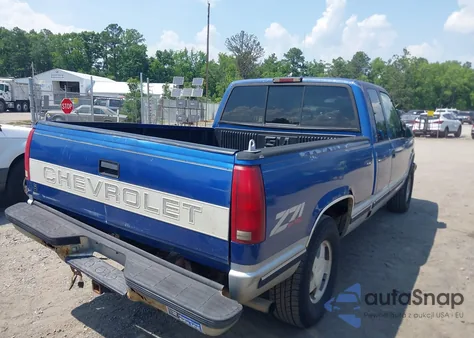 1997 Chevrolet K1500 Fleetside z USA, uszkodzony, nr VIN 2GCEK19M1V1227026